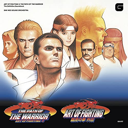 Record cover featuring characters from the Art of Fighting video game.