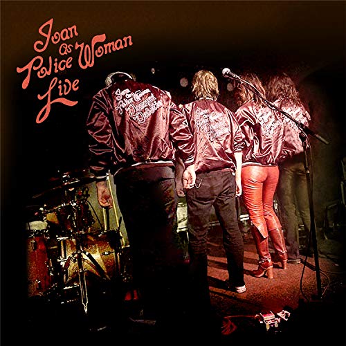 Album cover for Joan As Police Woman Live, showing band backs onstage.
