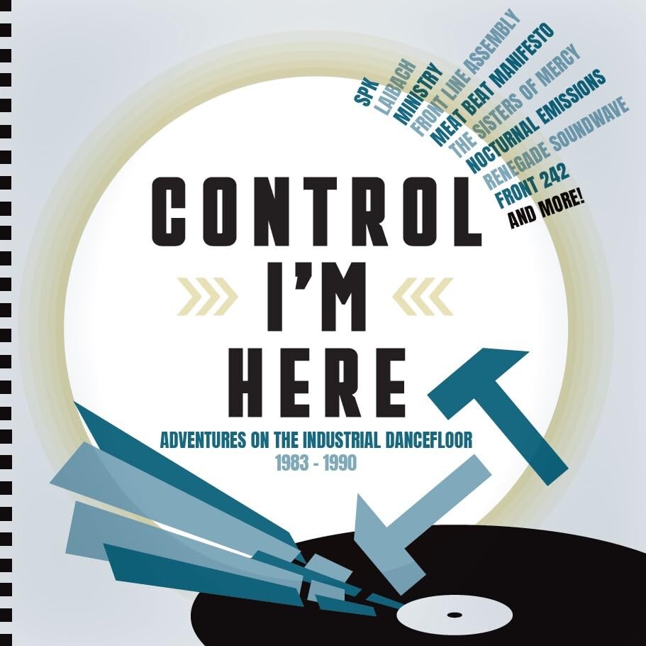 CD cover for “Control I’m Here” with bold text and graphic shapes.