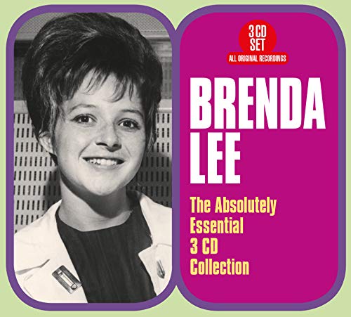 Brenda Lee portrait on a purple 3CD collection album cover.