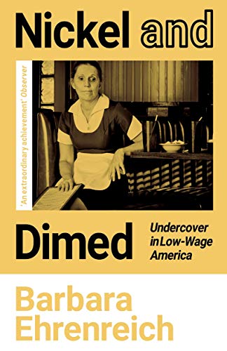 Book cover featuring a sepia-toned photo of a waitress in a diner setting.
