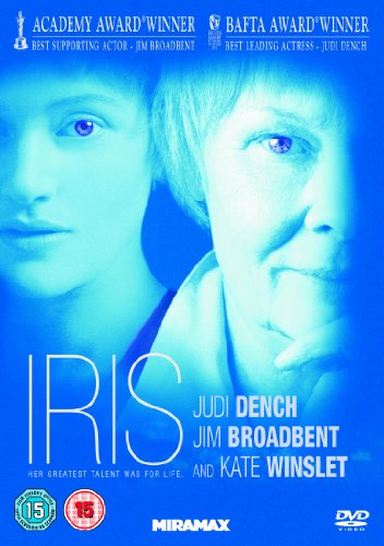 DVD cover for “Iris” featuring Kate Winslet and Judi Dench.