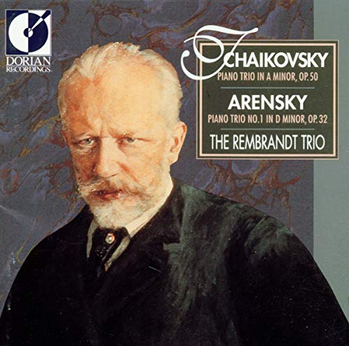 CD cover featuring a portrait of composer Pyotr Ilyich Tchaikovsky.