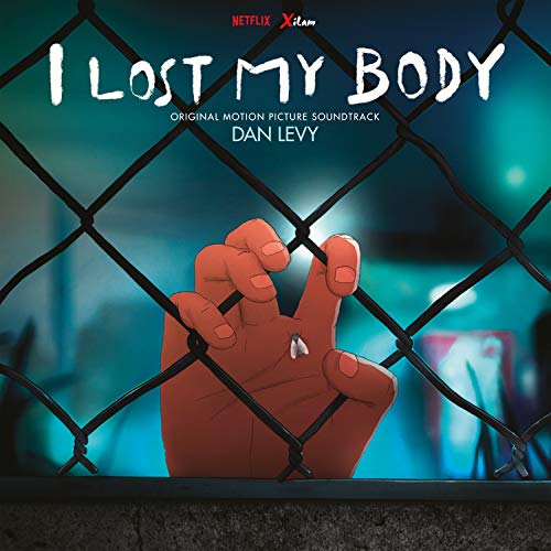Album cover for "I Lost My Body" soundtrack, hand reaching through fence.