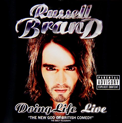 DVD cover featuring Russell Brand with long hair and a serious expression.