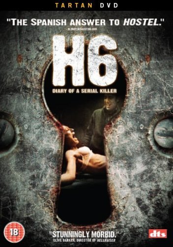 DVD cover for H6 Diary Of A Serial Killer featuring a keyhole view.