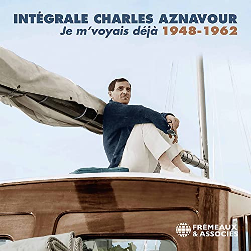 Charles Aznavour CD cover: man on a boat, looking back.