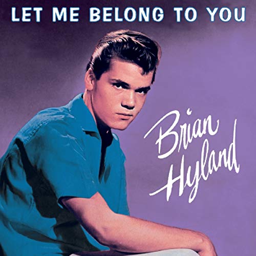 CD cover featuring a portrait of Brian Hyland against a purple background.