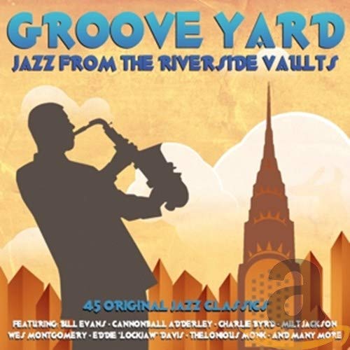 CD cover for "Groove Yard" jazz compilation, featuring a saxophone player.