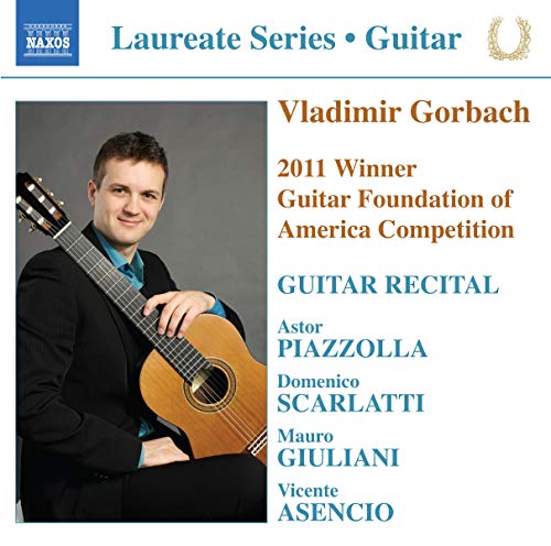 CD cover featuring guitarist Vladimir Gorbach with his guitar.