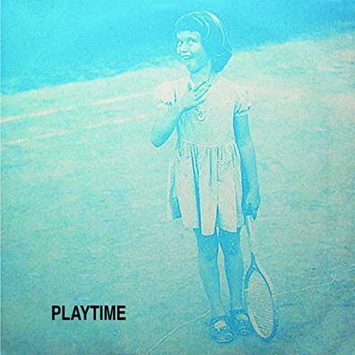 Blue-toned album cover featuring a young girl with a tennis racket.