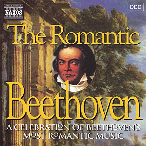 CD cover featuring a portrait of Ludwig van Beethoven with gold lettering.