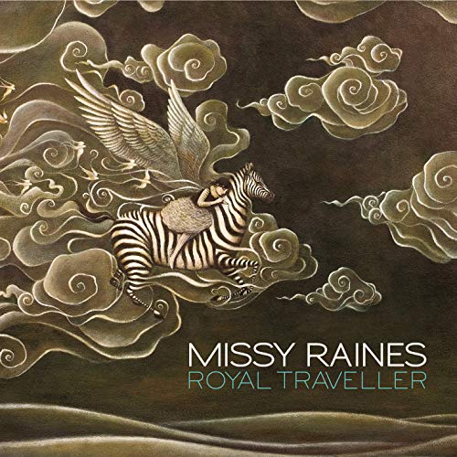 CD cover: zebra-unicorn hybrid with winged figure in cloudy sky.