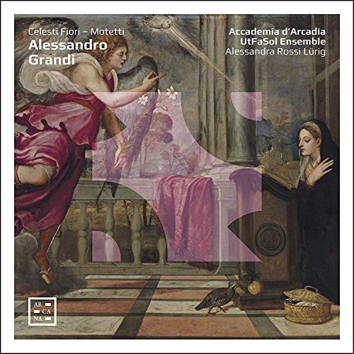 CD cover depicting an angel and praying woman in a Renaissance scene.