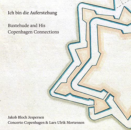 CD cover with abstract beige fortress illustration and text details.