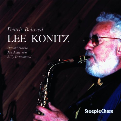 CD cover featuring jazz musician Lee Konitz playing saxophone.