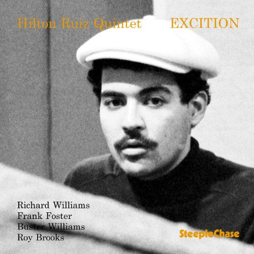 CD cover featuring pianist Hilton Ruiz in a white cap.