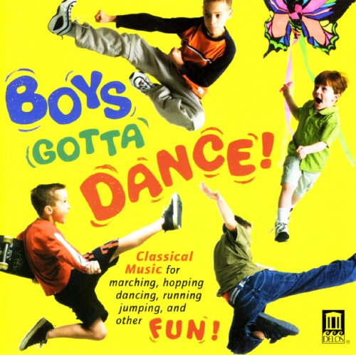 CD cover with children dancing against a bright yellow background.