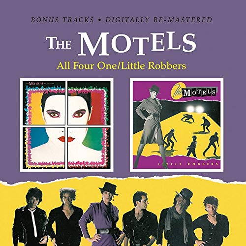 CD cover for The Motelsā āAll Four One / Little Robbersā album.