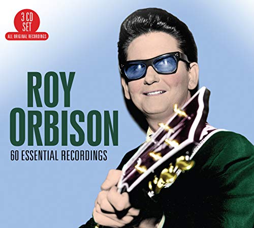 Roy Orbison album cover, featuring the singer with sunglasses and a guitar.
