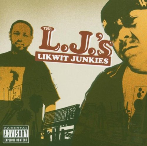 CD cover featuring two men in caps against a muted, textured background.