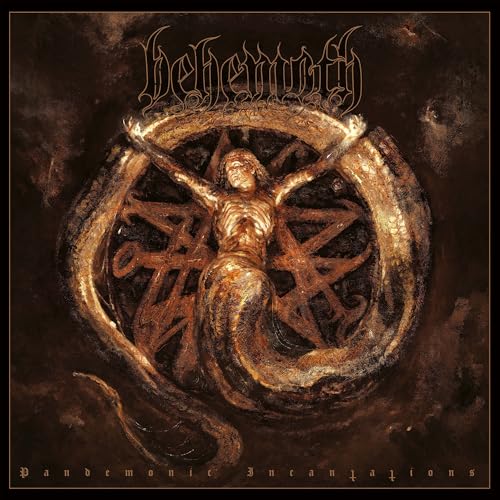 Album cover featuring a golden humanoid figure with a snake tail before a sigil.