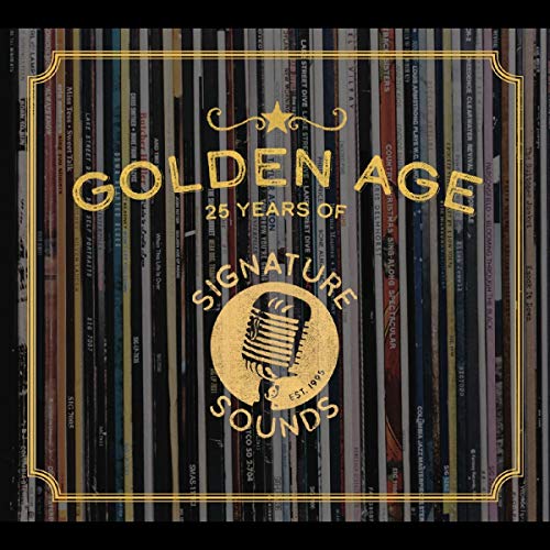CD cover for “Golden Age: 25 Years Of Signature Sounds” with gold accents.