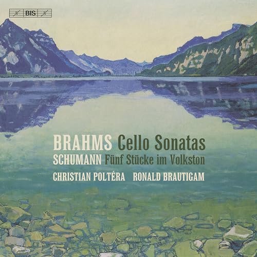 CD cover: mountain lake scene with composers' names and artists.