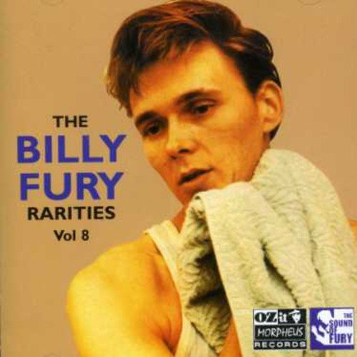 CD cover for Billy Fury’s “Rarities #8” featuring a portrait of the singer.