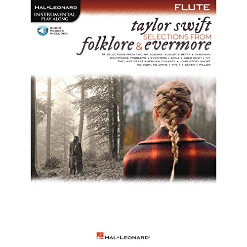 Taylor Swift - Selections from Folklore & Evermore : Flute Play-Along Book with Online Audio