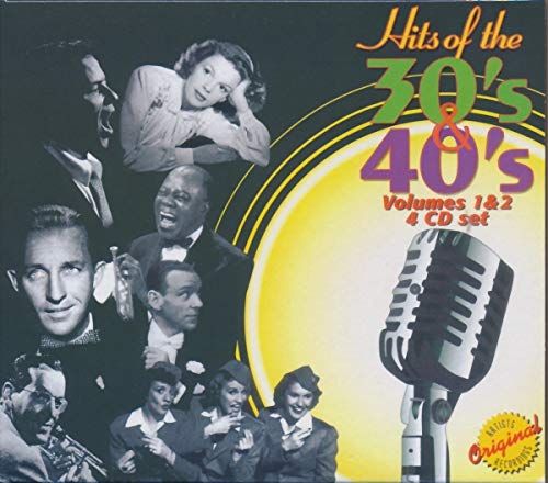 CD cover featuring portraits of singers and a vintage microphone.