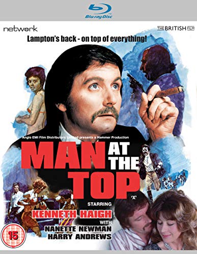 Blu-ray cover art for Man at the Top featuring a montage of film scenes.