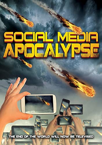 DVD cover for "Social Media Apocalypse" showing meteors and phones.
