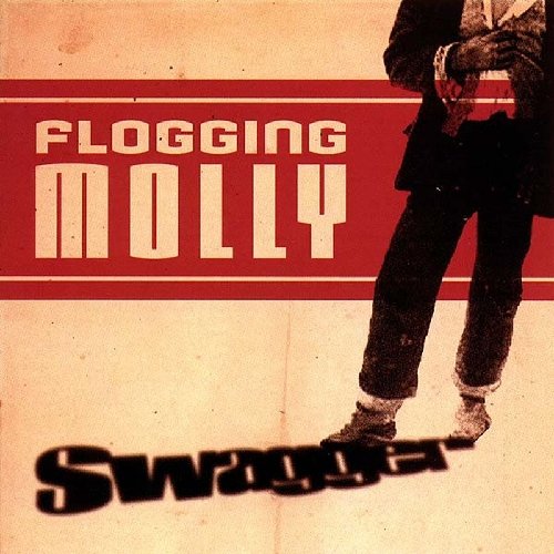Flogging Molly "Swagger" vinyl album cover with a man in a suit.