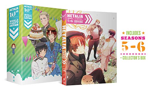 Hetalia 10th Anniversary DVD box set featuring anime characters.