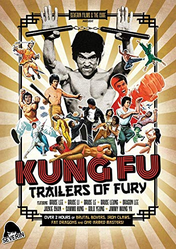 DVD cover for "Kung Fu Trailers of Fury" featuring many martial artists.