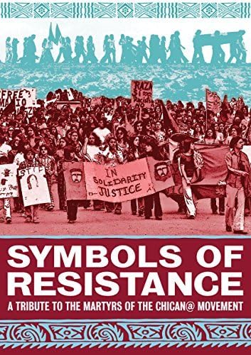 DVD cover depicting a large Chican@ movement protest with raised signs and banners.