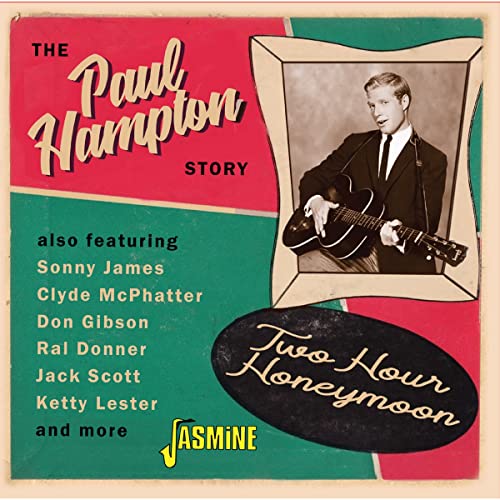 CD cover for Paul Hampton's "Two Hour Honeymoon" featuring a portrait.