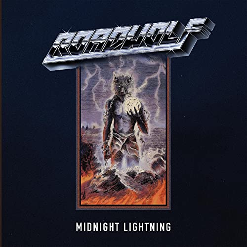 CD cover: wolf-like figure holding a glowing orb amidst stormy skies.