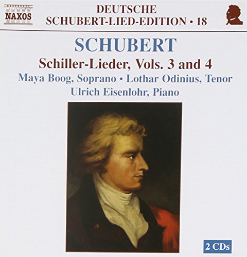 CD cover featuring a portrait of composer Friedrich Schiller.