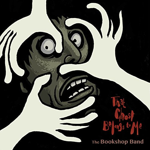 CD cover with cartoon ghost face gripped by pale hands.