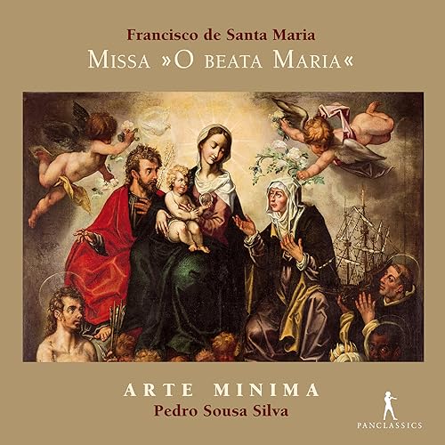 CD cover depicting a Renaissance-style painting of the Holy Family and angels.