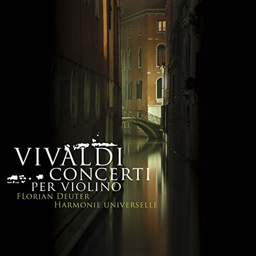 CD cover: Venetian canal scene with "Vivaldi Concerti per Violino" text.