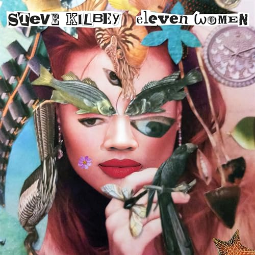 CD cover: woman’s face with fish, bird, and floral collage elements.