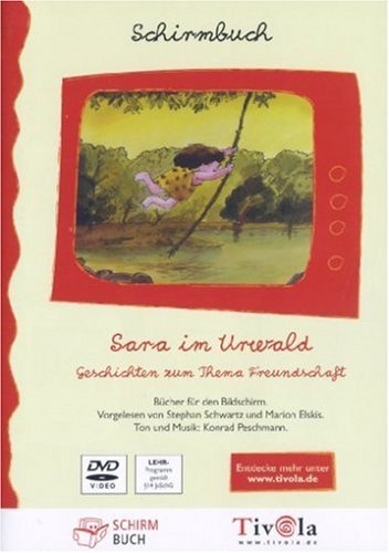 DVD cover: illustrated girl swinging from a vine in a forest scene.