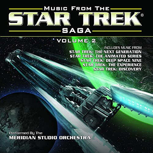 Star Trek Volume 2 CD cover with spaceship and logo against space.