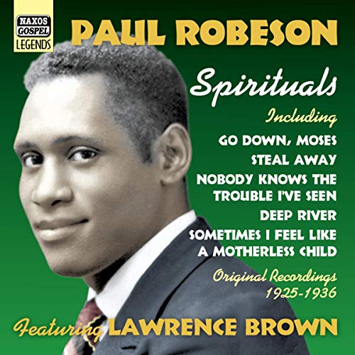 CD cover featuring portrait of Paul Robeson and song titles.