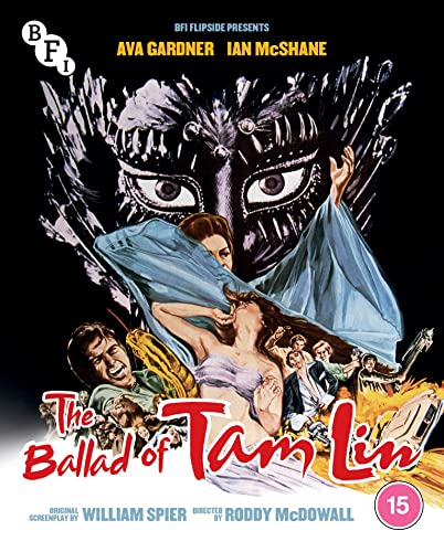 Blu-ray cover art for The Ballad of Tam Lin featuring stylized figures and text.