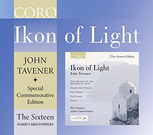 CD cover for "Ikon of Light" by John Tavener, featuring a church.