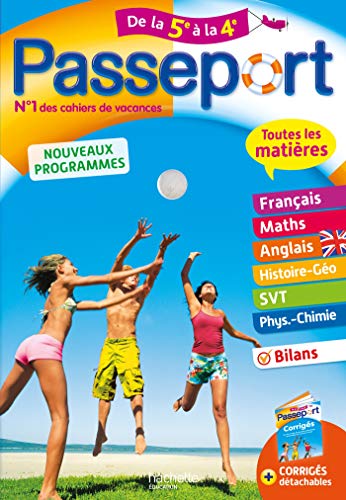 Passeport - Toutes les matières de la 5e à la 4e - Cahier de